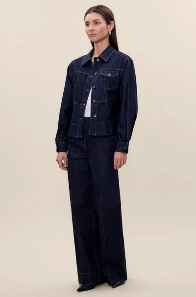 Rebecca Taylor Carmen Jacket In Carmen Indigo In Blue