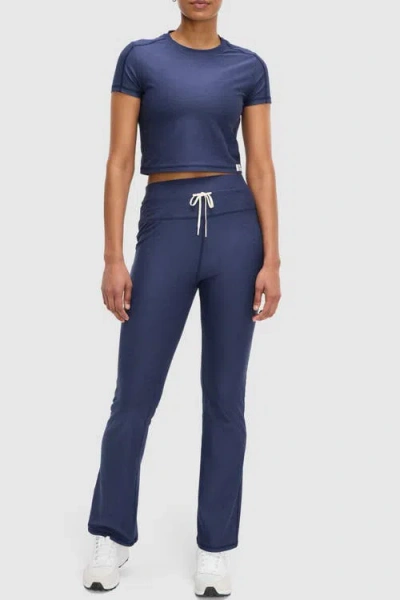 Peloton Dreamblend High Rise Flared Legging In Blue