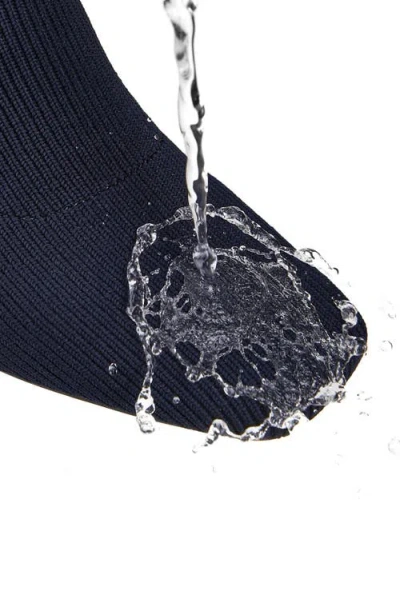 Vivaia Margot Wedge Bootie Square-toe Water-repellent Boots In Blue