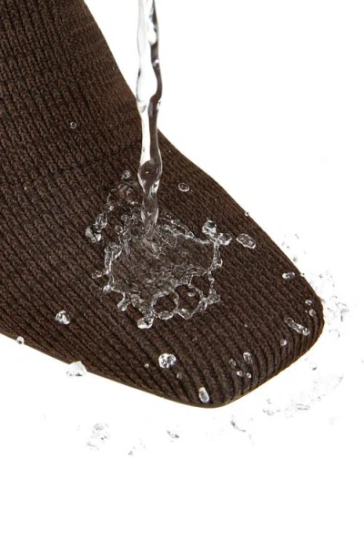 Vivaia Margot Wedge Bootie Square-toe Water-repellent Boots In Brown