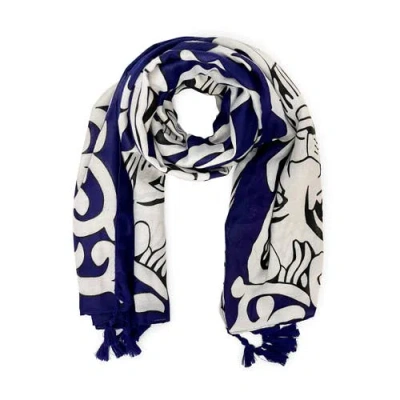 Youzey The Smiling Lion Scarf In Multi