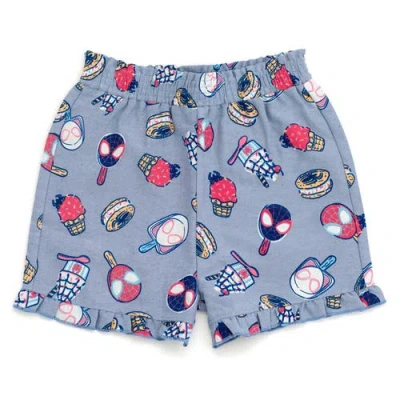 Marvel Spider-man T-shirt & Chambray Shorts Set In Red