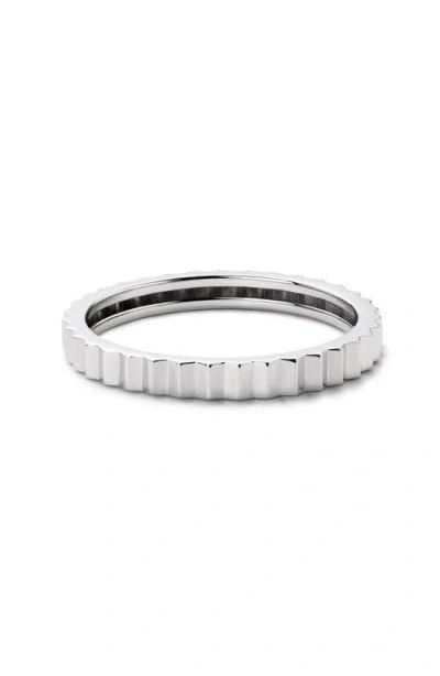 Ana Luisa Solid White Gold In Silver