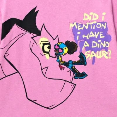 Marvel T-shirt & Bike Shorts Set In Pink