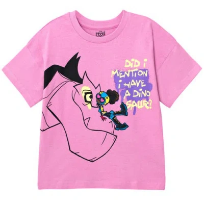 Marvel T-shirt & Bike Shorts Set In Pink