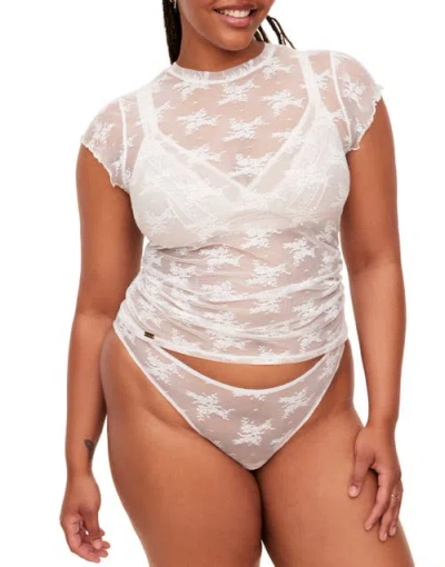 Adore Me Shirra T-shirt & Panty Set In Animal Print