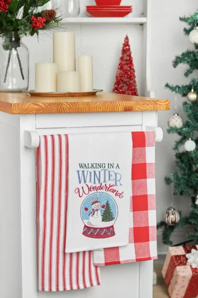 C & F Home C&f Home Wonderland Snow Globe Towel In Multi