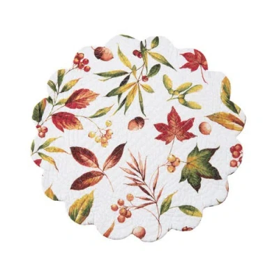 C & F Home C&f Home Camilla Round Placemats Set Of 6, 17" In Multi