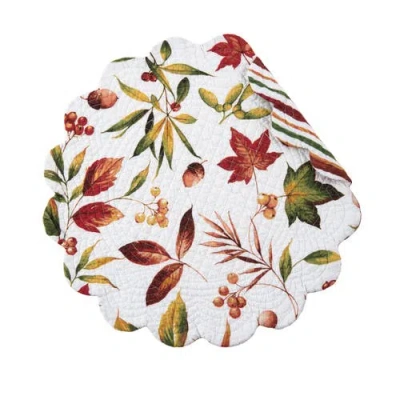 C & F Home C&f Home Camilla Round Placemats Set Of 6, 17" In Multi