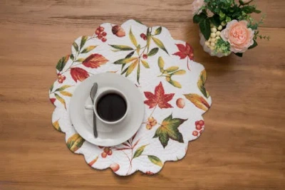 C & F Home C&f Home Camilla Round Placemats Set Of 6, 17" In Multi