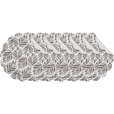 C & F Home C&f Home Blair Round Placemats Set Of 6, 17" Decor In Green