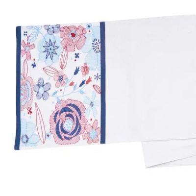 C & F Home C&f Home Patriotic Floral Table Runner 14" X 72" In Multi