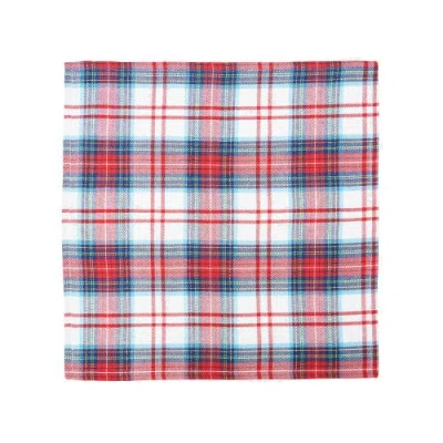 C & F Home C&f Home Morris Plaid Red And Green Woven Napkin Set Of 6 In Multi