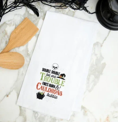 C & F Home C&f Home Double Toil & Trouble Towel In Multi