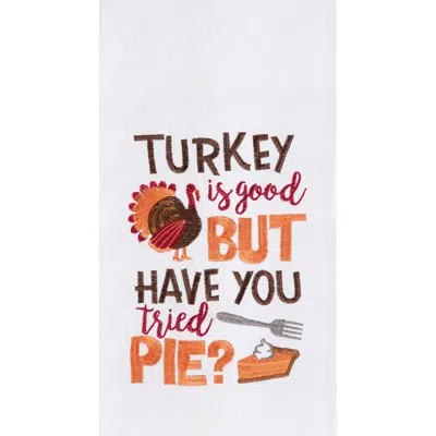 C & F Home C&f Home Turkey And Pie Flour Sack Kitchen Dishtowel In Multi