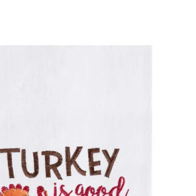 C & F Home C&f Home Turkey And Pie Flour Sack Kitchen Dishtowel In Multi
