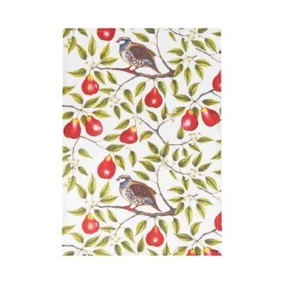 C & F Home C&f Home Partridge In A Pear Tree Printed Kitchen Towel In Green