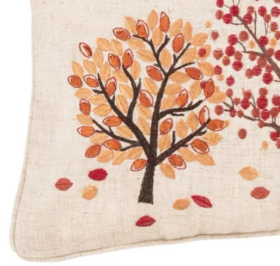 C & F Home C&f Home Autumn Forest Thanksgiving Embroidered Accent Pillow, 12" X 18" In Multi