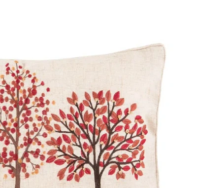 C & F Home C&f Home Autumn Forest Thanksgiving Embroidered Accent Pillow, 12" X 18" In Multi