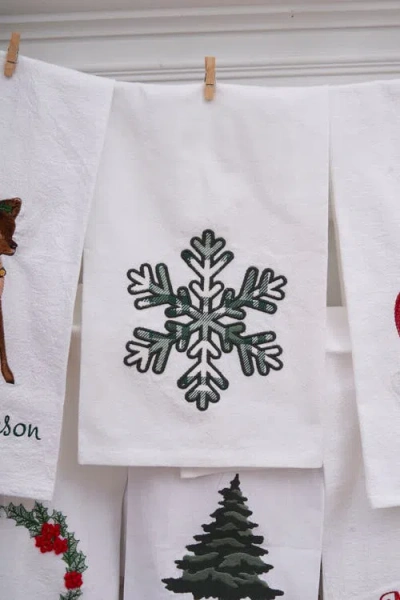 C & F Home C&f Home Evergreen Snowflake Towel In Multi