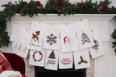 C & F Home C&f Home Evergreen Snowflake Towel In Multi