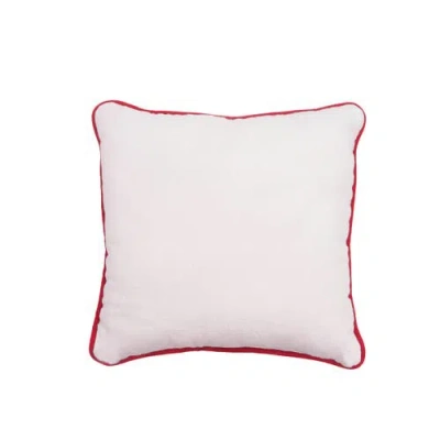 C & F Home C&f Home Snowman "cold Hands Warm Heart" Embroidered Accent Pillow, 10" X 10" In Multi