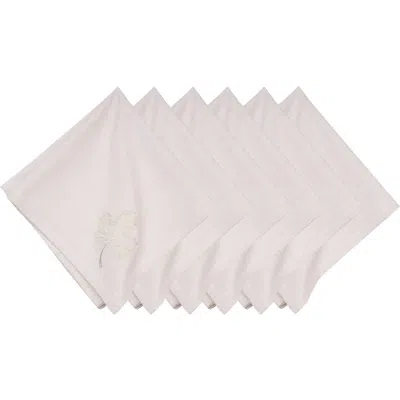 C & F Home C&f Home Neutral Maple Leaves Napkins Set Of 6 In Neutral