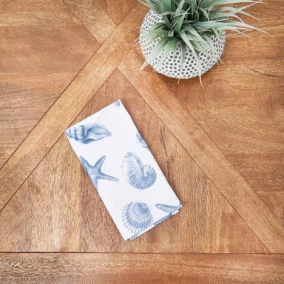 C & F Home C&f Home Calming Seas Napkin Set Of 6 In Blue