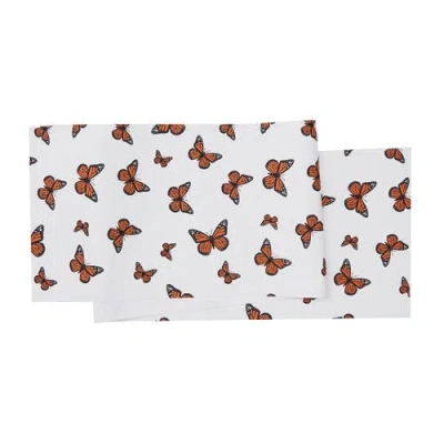 C & F Home C&f Home Monarch Butterfly Table Runner 14" X 72" In Multi