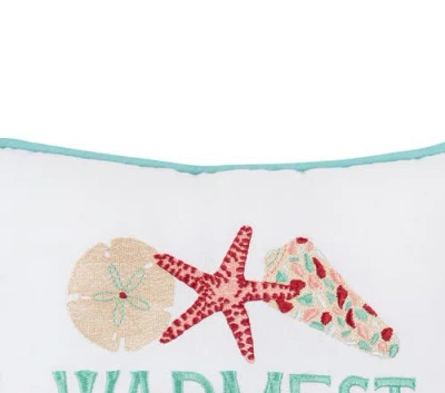 C & F Home C&f Home Warmest Wishes Small Christmas Accent Pillow, 10" X 10" In Multi