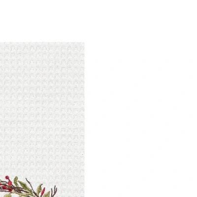 C & F Home C&f Home Joy Cardinal Embroidered Waffle Weave Kitchen Towel In Multi