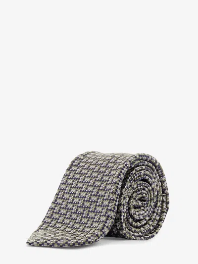 Kiton Ciro Paone All-over Pattern Wool Tie In Multi