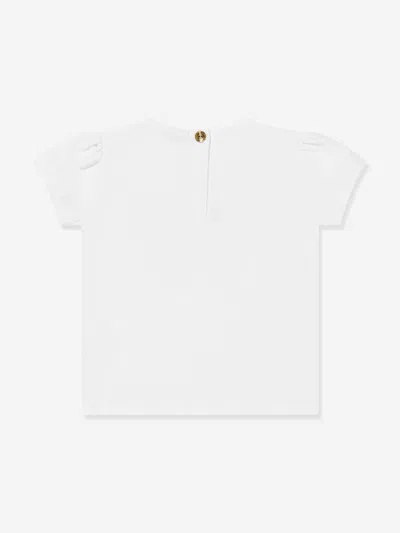 Escada Baby Girls Embroidered Logo T-shirt In White