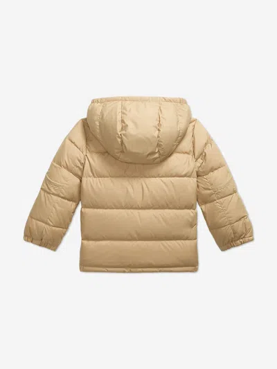 Ralph Lauren Boys Down Padded Puffer Jacket In Brown