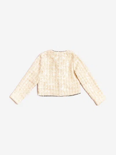 Bcbgmaxazria Girls Tweed Jacket In Neutral