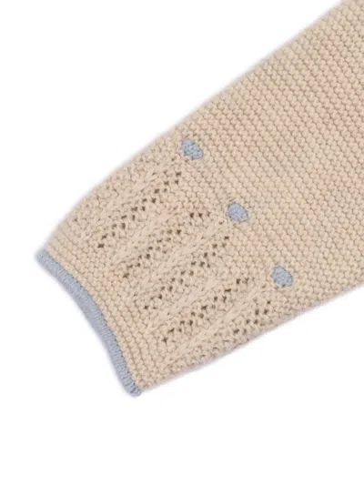 Paz Rodriguez Cable-knit Button Cardigan In Brown