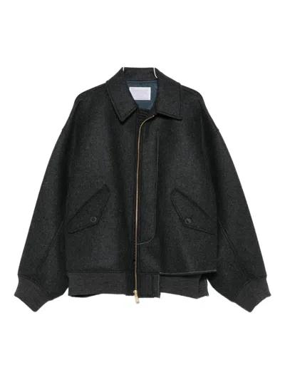 Kolor "blouson 10" Shirt Jacket In Black