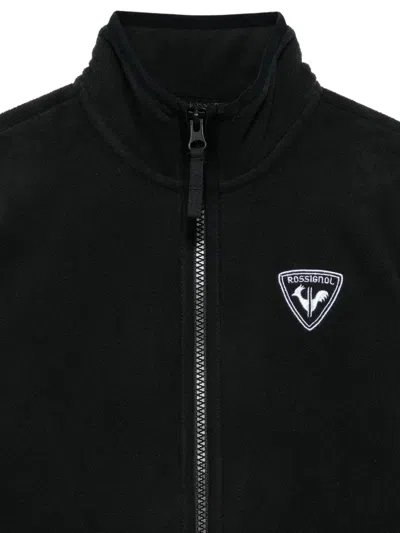 STRAWPILE LOGO-EMBROIDERED JACKET