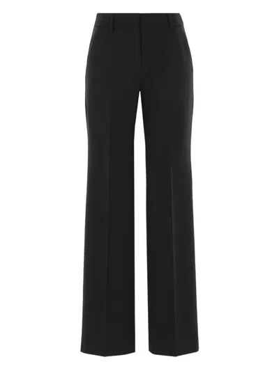 Incotex Virgin Wool Trousers In Black