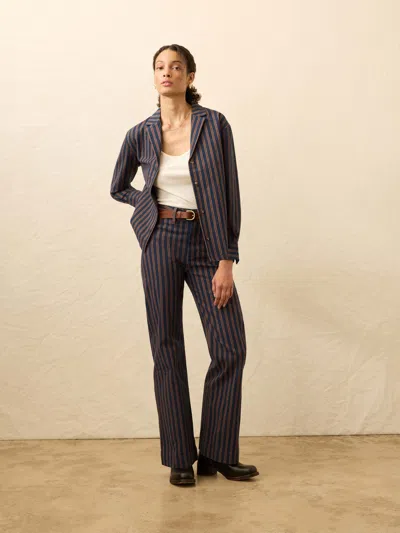 Faherty Twill Tide Camp Shirt In Multi