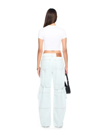 Off-white Multiple-pocket Cargo Jeans In Blue