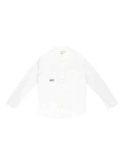 Aimé Leon Dore White New Balance Graphic Trail Button-down In White