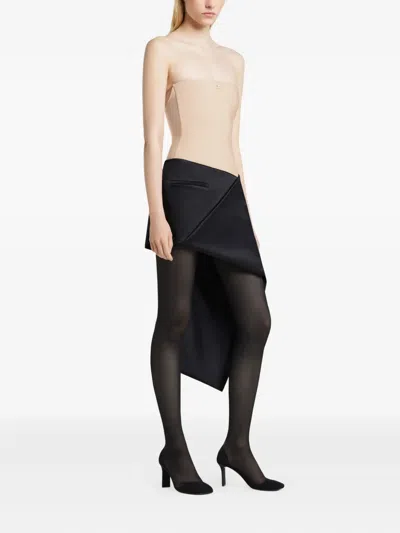 Courrèges Strapless Bodysuit In Neutral