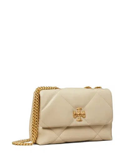 Tory Burch Small Kira Diamond Quilted Convertible Leather Shoulder Bag In Neutral