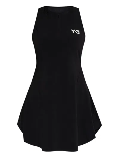 Y-3 Black Day Dress With Minimalist Design In Black