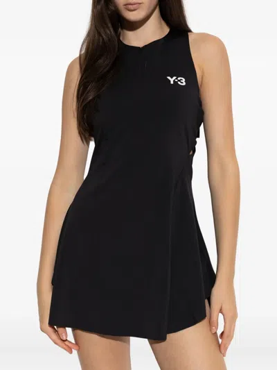 Y-3 Black Day Dress With Minimalist Design In Black