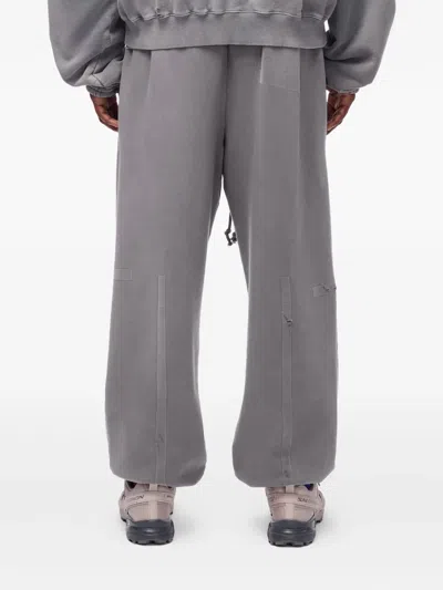 A-cold-wall* Panelled Drawstring Track Pants In Gray