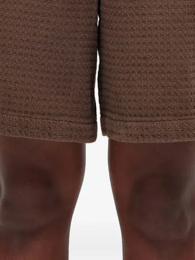 Osklen Drawstring-fastening Textured Shorts In Animal Print