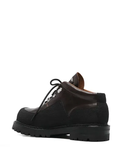 Our Legacy Ankle Boots With Round Toe And Lug Sole In Multi