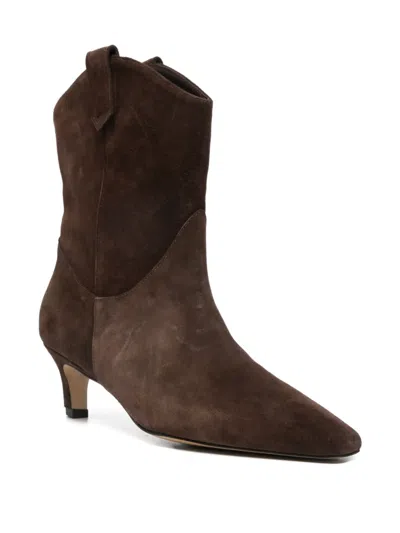 Bibi Lou Rigel Booties 50 High Heels Ankle Boots In Brown